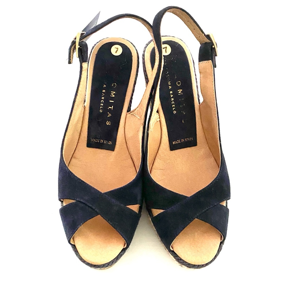 Palomitas Slingback Wedge Espadrilles